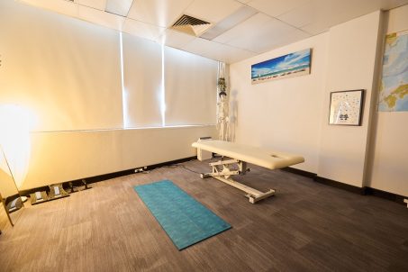 IKKYU corrective massage treatment room in St Leonards, Sydney